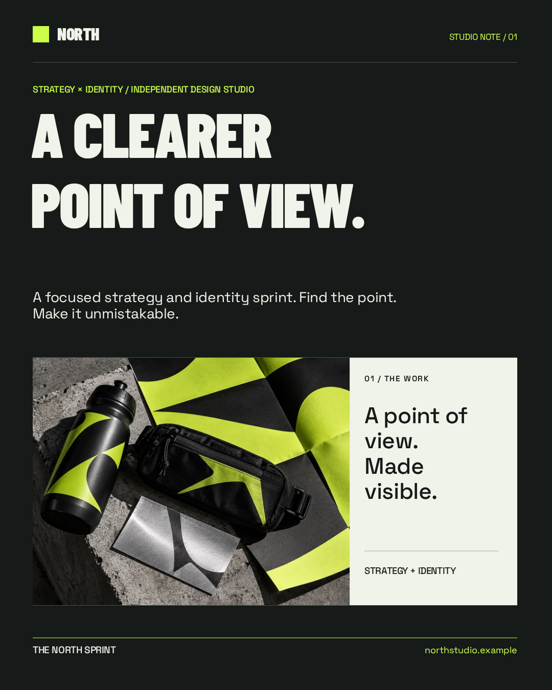 Brief matching ad concept 2, Feed format
